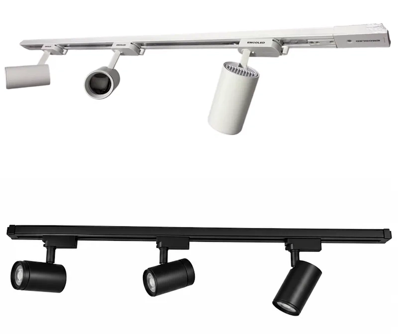 1 metre gu10 single circuit track lighting kits