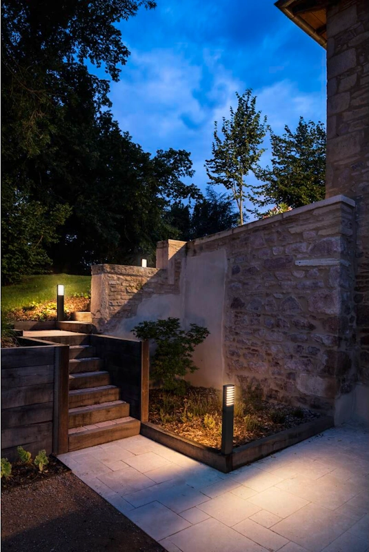 (image for) SLV Lighting 1008385 RASTERLYS POLE 70 IP65 Bollard Light In Anthracite