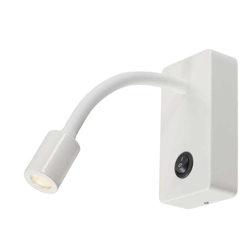 (image for) Pipoflex LED Bedroom Wall Light In White