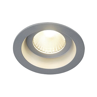 (image for) SLV Lighting 160634 Boost IP44 9w Silver Grey LED Downlight - Click Image to Close