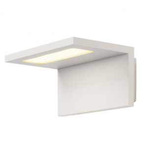 231351 Angolux IP44 6w LED Wall Light In White 3000K
