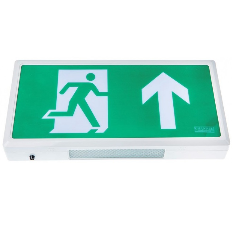(image for) Alpine E/AL/M3/LED LED Emergency Exit Sign With Arrow Up Legend - Click Image to Close