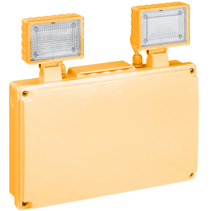 (image for) JUNS/500Y 4W 110V IP65 Non Maintained Emergency LED Twinspot Fitting