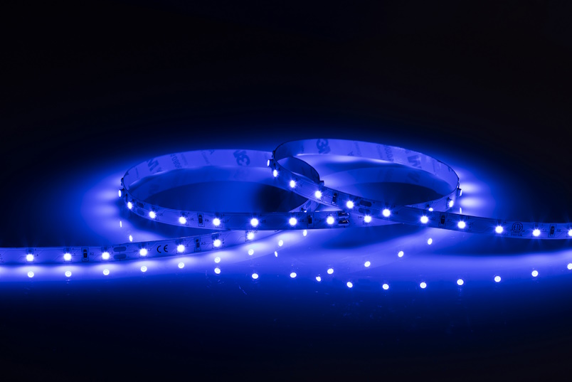 (image for) 24V IP20 Flexible LED Ribbon In Blue (5 Metres)
