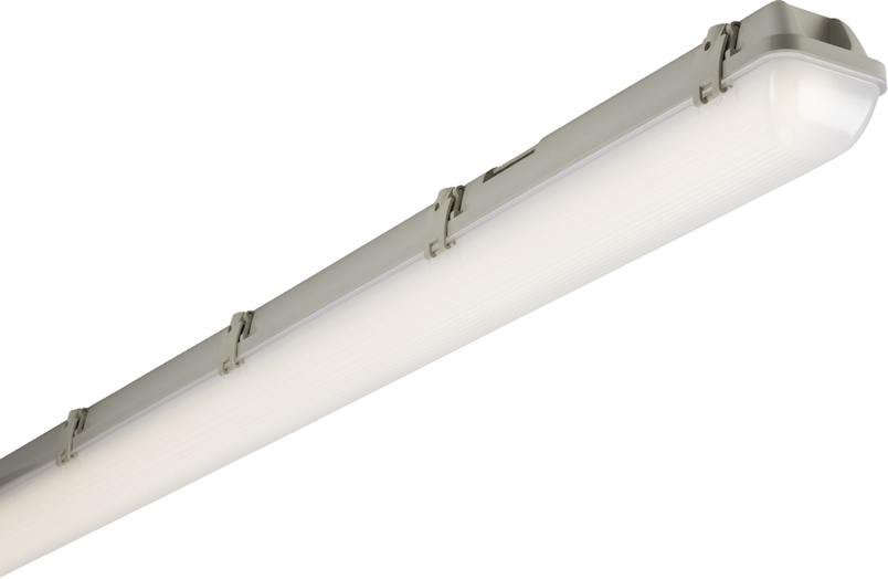 (image for) 230V IP65 6ft Twin 69W LED Non-Corrosive Light Fitting In Cool White (4000K) Emergency Version