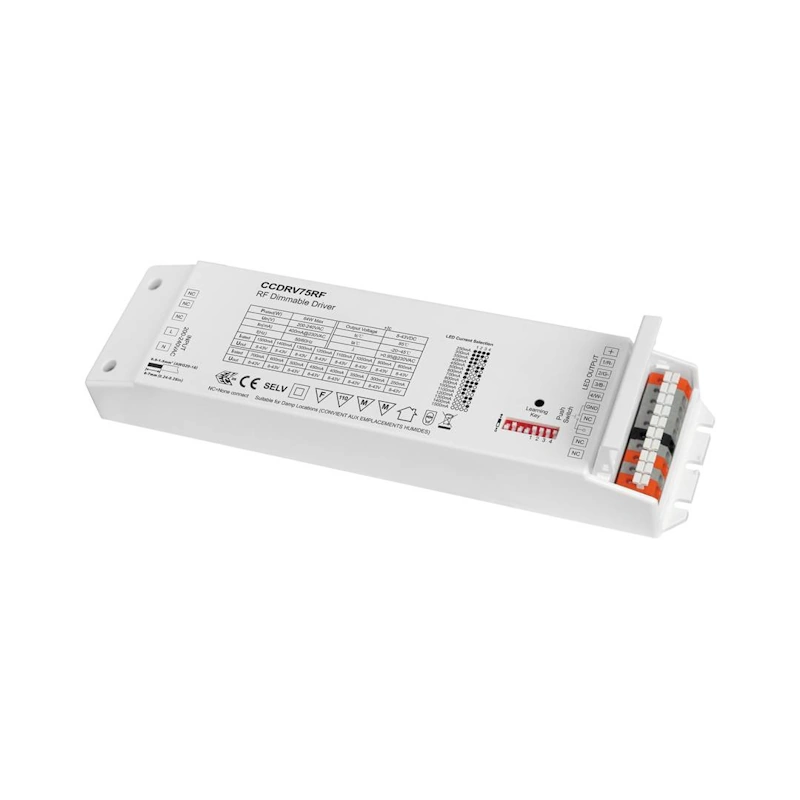 (image for) Collingwood CCDRV75RF 75W Dimmable RF Colour Change LED Driver In White