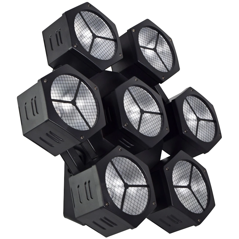 (image for) Citronic CosmoPAR 7x 40W COB LED RGBW Retro Style PAR Light