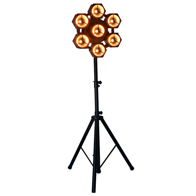 (image for) Citronic CosmoPAR 7x 40W COB LED RGBW Retro Style PAR Light