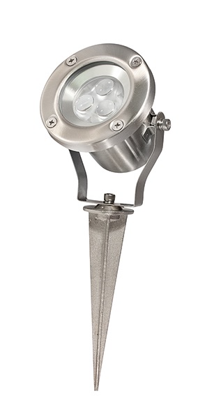 (image for) 3w IP67 Stainless Steel LED Spike Light With Cool White LED's