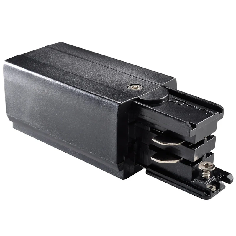 (image for) Powergear PRO-0431L-B 3 Circuit Lighting Track Feed-in Left In Black