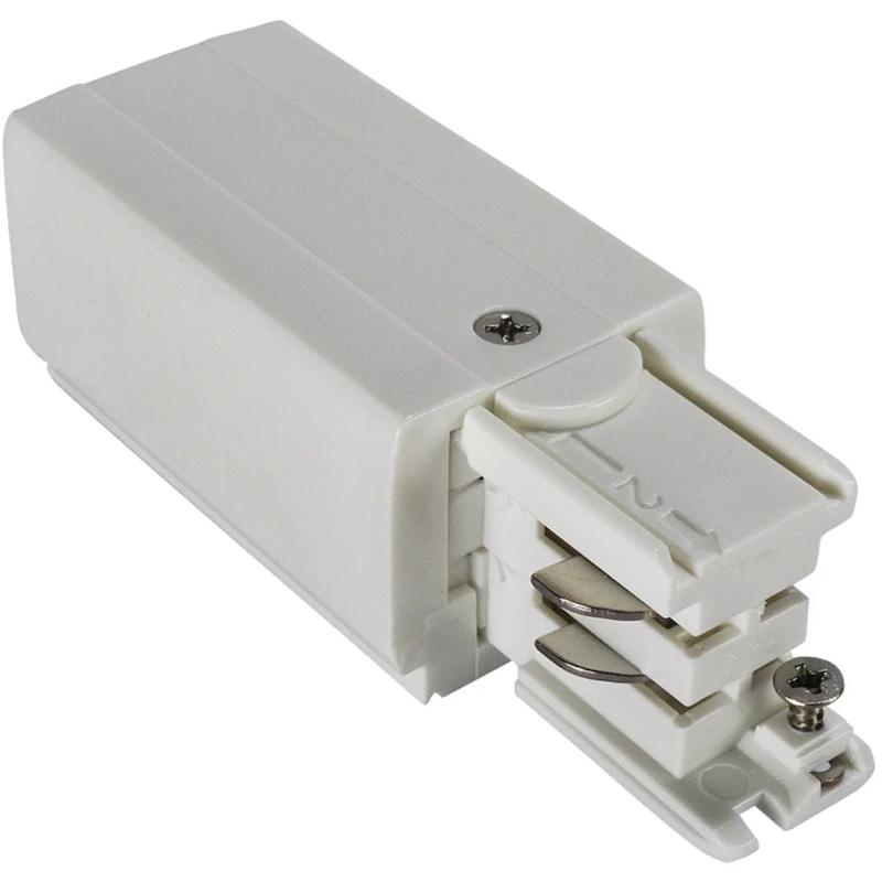 (image for) Powergear PRO-0431L-W 3 Circuit Lighting Track Feed-in Left In White