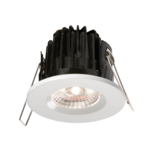 (image for) IP65 7w Fire Rated LED Downlight White Bezel 4000K Cool White